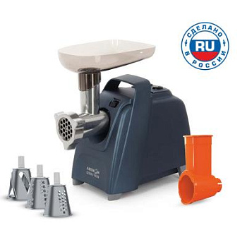 Электромясорубка "Аксион" М61.03 темно-синий