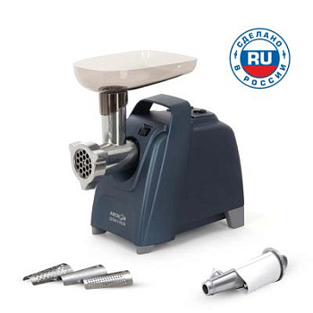 Электромясорубка "Аксион" М61.04 темно-синий